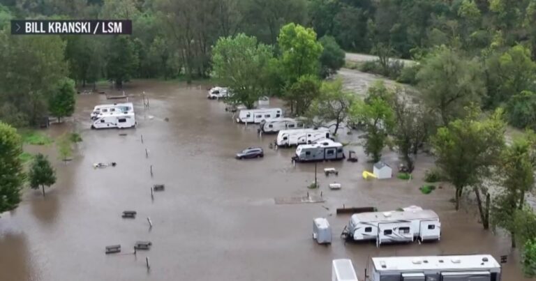 Torrential rains prompt flood risk for millions