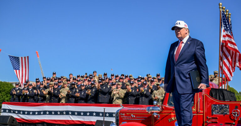 Trump says firefighters near ground zero carried him to safety ‘right after’ 9/11 attacks
