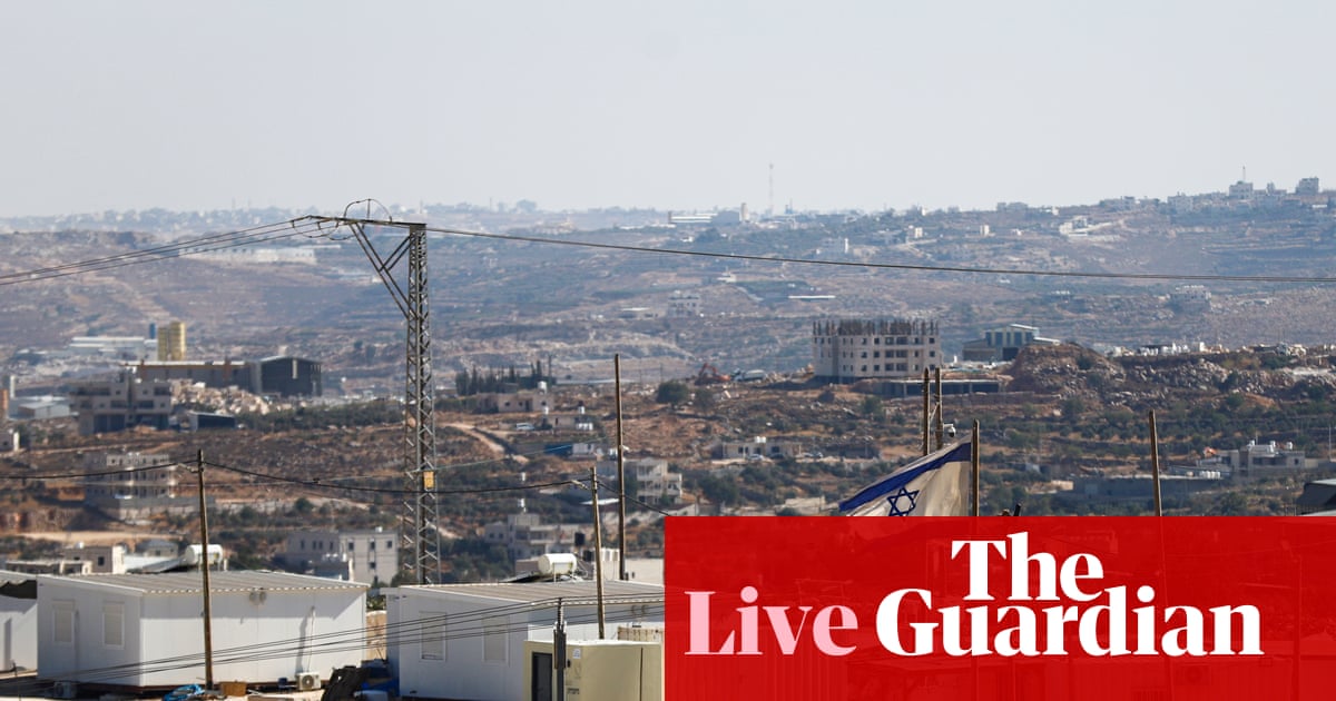 UK-US trade could suffer as a result of sanctions for illegal Israeli settlements, American ambassador warns – UK politics live | Politics