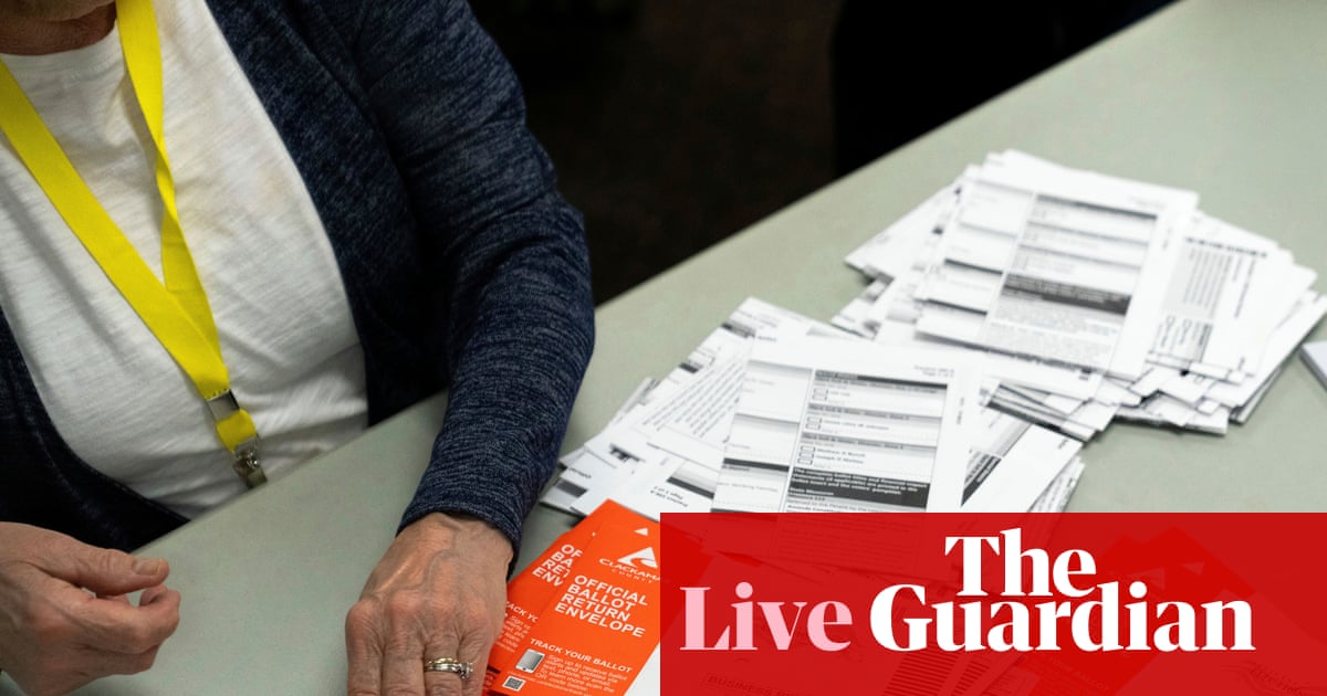 Voting rights advocates welcome supreme court decision to stop Trump administration from restricting mail ballots– live