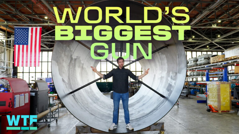 World's Largest Gun Aims to Shoot Satellites Into Space