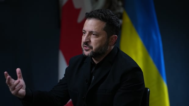 Zelenskyy describes Canada-U.S. tensions as 'strange,' draws comparison to Ukraine and Russia