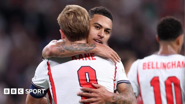 Harry Kane and Morgan Rogers