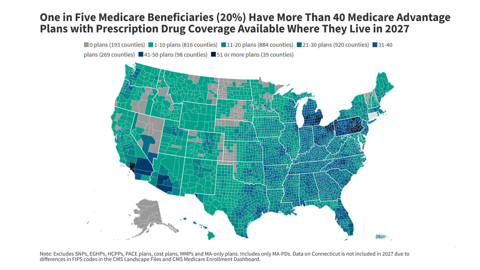 Medicare Advantage Plan Availability Varies Widely by County for 2027