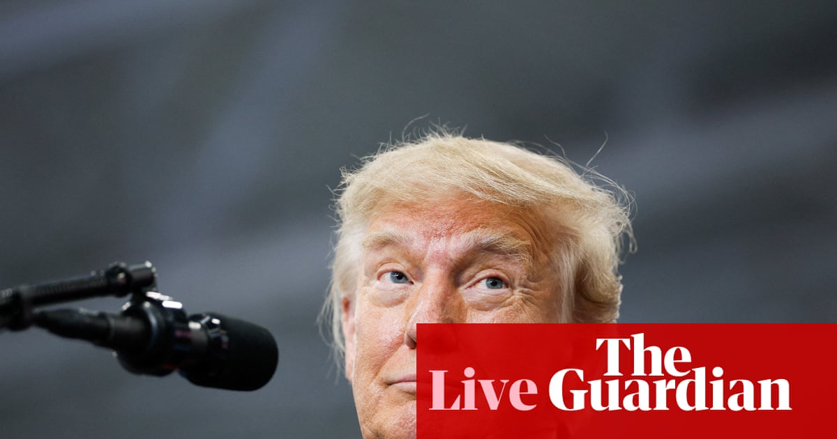 Trump tries to rally support for Republican candidates as top Super Pac for Senate Democrats pours millions into key races – live